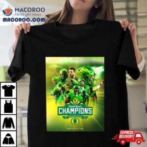 Go Ducks Fiesta Bowl Champions Oregon Football Tshirt