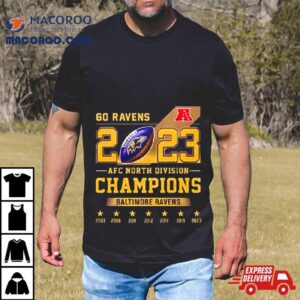 Go Ravens Afc North Division Champions Tshirt