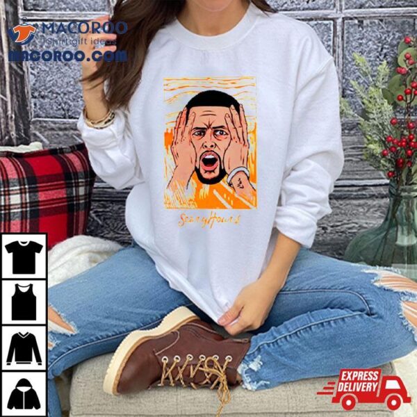 Golden State Warriors Stephen Curry Scary Hours Shirt