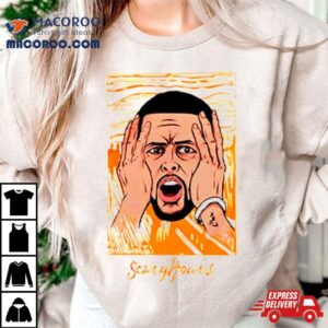 Golden State Warriors Stephen Curry Scary Hours Tshirt