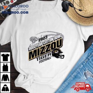 Goodyear Cotton Bowl Missouri Tigers Helmet Tshirt