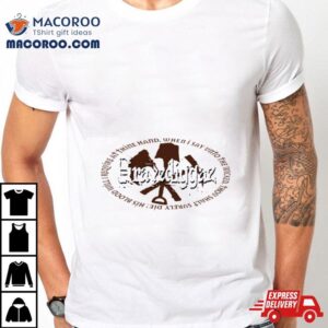 Gravediggaz Full Logo Brown Tshirt