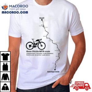Great Divide Mtb Route Tshirt