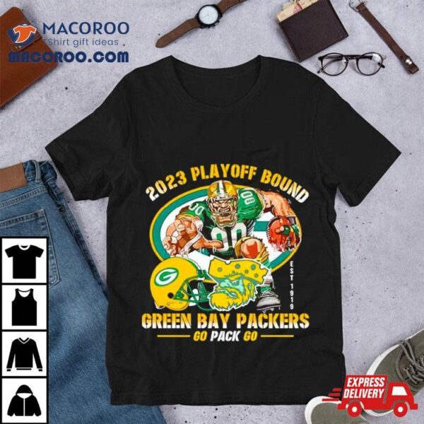 Green Bay Packers 2023 Playoff Bound Go Pack Go Shirt