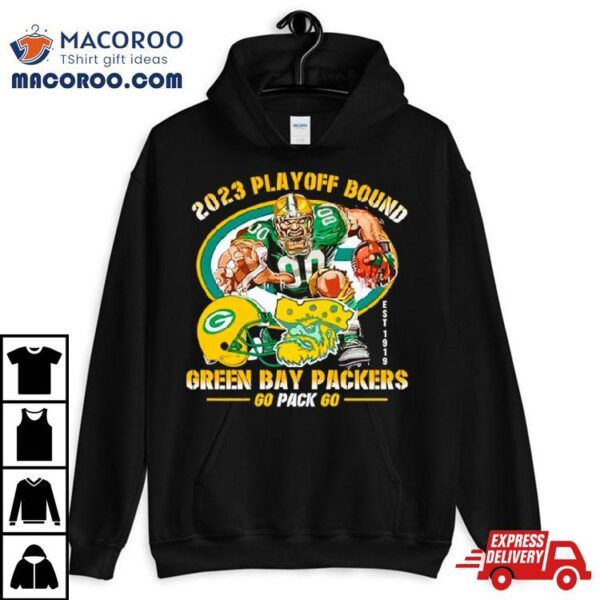 Green Bay Packers 2023 Playoff Bound Go Pack Go Shirt