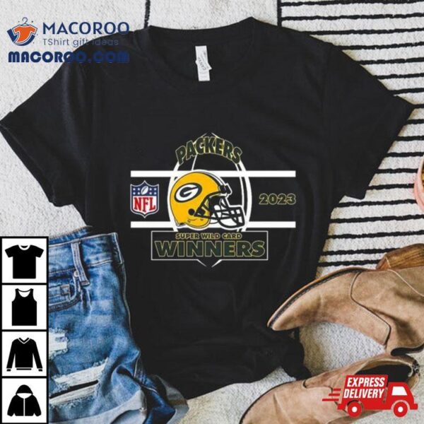 Green Bay Packers Nfc Super Wild Card Champions Season 2023 2024 Nfl Divisional Helmet Winners T Shirt