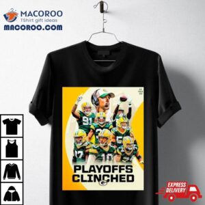 Green Bay Packers Playoffs Clinched Football 2024 Shirt