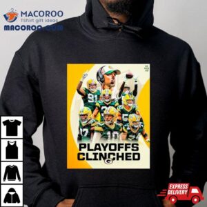 Green Bay Packers Playoffs Clinched Football Tshirt