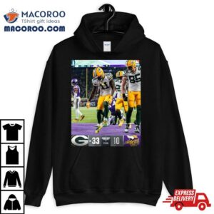 Green Bay Packers Win Minnesota Vikings Nfl Gameday Final Score Tshirt