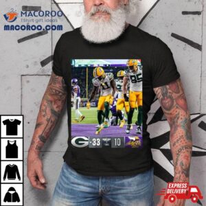 Green Bay Packers Win Minnesota Vikings Nfl Gameday Final Score Tshirt