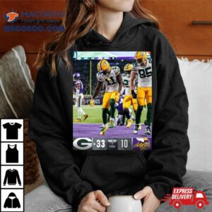 Green Bay Packers Win Minnesota Vikings Nfl Gameday Final Score Tshirt