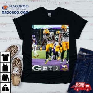 Green Bay Packers Win Minnesota Vikings Nfl Gameday Final Score Tshirt