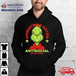 Grinch Christmas Hater Antisocial Social Club Tshirt