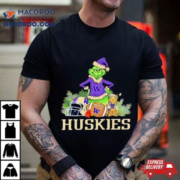 Grinch Washington Huskies Christmas Shirt