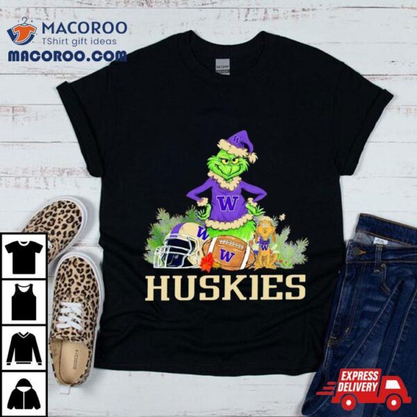 Grinch Washington Huskies Christmas Shirt