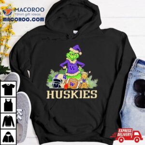 Grinch Washington Huskies Christmas Tshirt