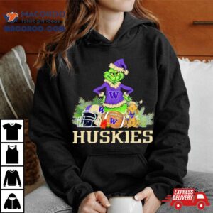 Grinch Washington Huskies Christmas Tshirt