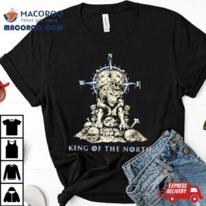 Grit King Of The North Detroit Lions Football Skeleton Shirt