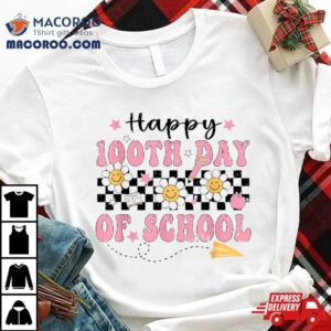 Groovy Days Of School Girls Kids Teacher Happy Th Day Tshirt