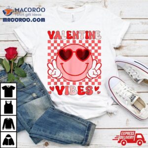 Groovy Valentine Vibes Valentines Day For Girl Wo Tshirt