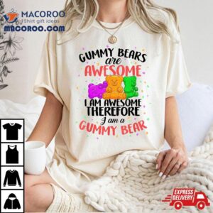 Gummy Bear Dancing Animal Candy For Adult Youth Kids Gift Shirt