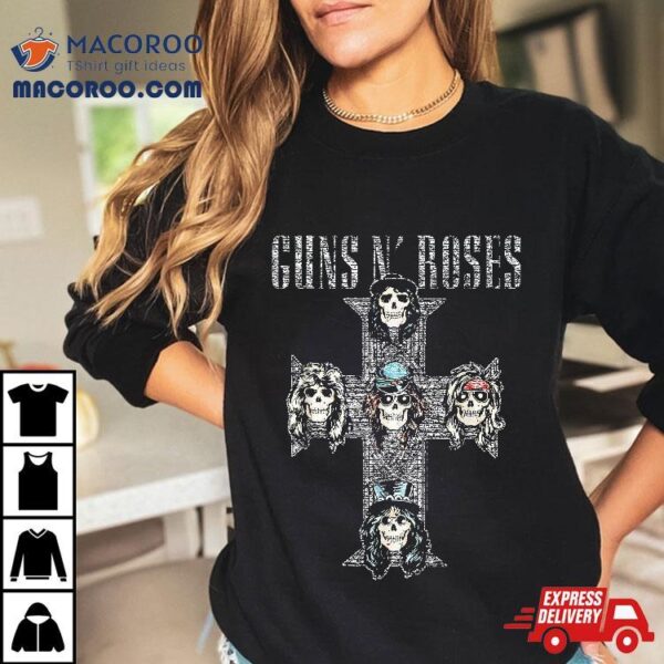 Guns N’ Roses Official Vintage Cross Shirt