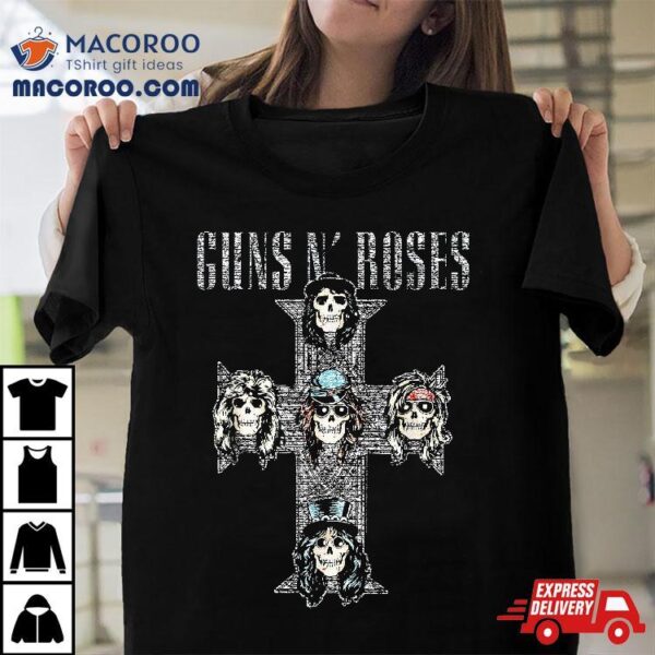 Guns N’ Roses Official Vintage Cross Shirt