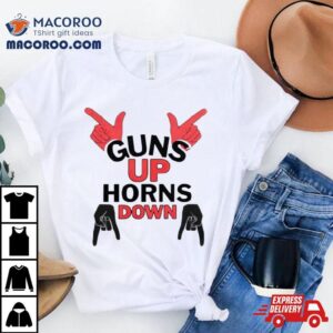 Guns Up Horns Down Shirt