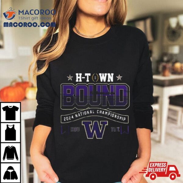 H T Wn Bound 2024 National Championship Washington Huskies T Shirt