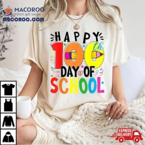 Happy Th Day Of School Days Teacher Studen Tshirt