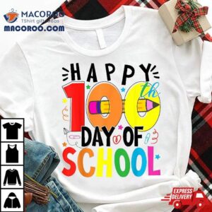 Happy Th Day Of School Days Teacher Studen Tshirt