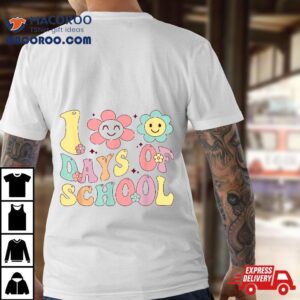 Happy Th Day Of School Groovy Days Teacher Tshirt