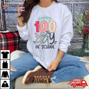 Happy 100th Day Of School Teachers Kids Child 100 Days Shirt