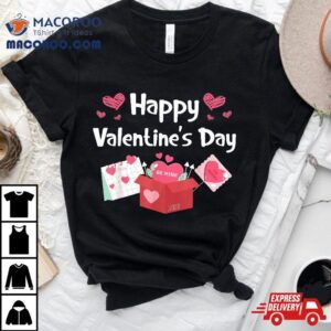 Happy Valentines Day Be Mine Cute Hearts V-day Pajama Shirt