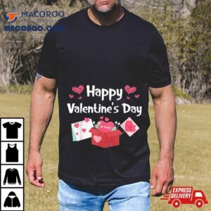 Happy Valentines Day Be Mine Cute Hearts V Day Pajama Tshirt