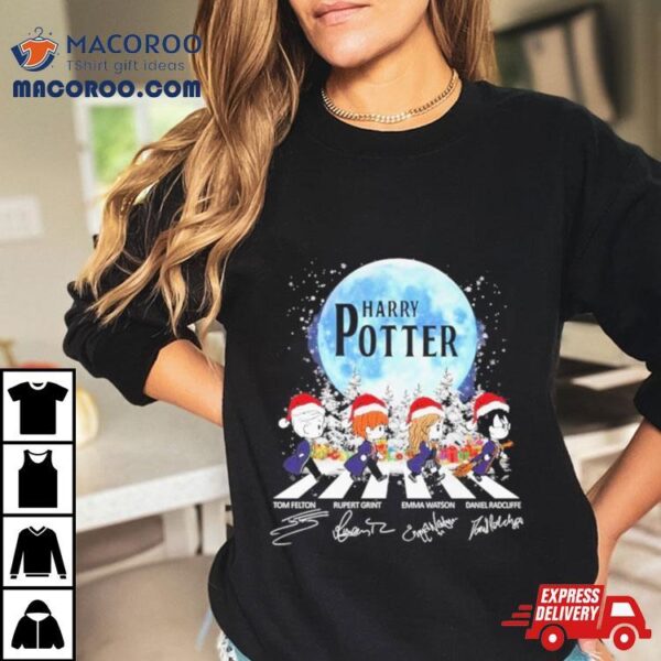 Harry Potter Abbey Road Christmas T Shirt