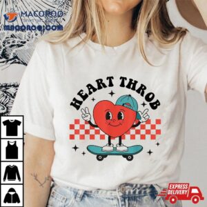 Heart Throb Funny Valentines Day Bougie For Wo Shirt