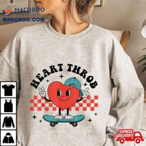 Heart Throb Funny Valentines Day Bougie For Wo Tshirt