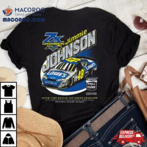 Hendrick Motorsports Jimmie Johnson Class Of Nhof Car Tshirt