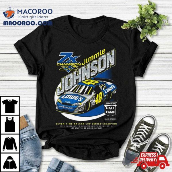 Hendrick Motorsports Jimmie Johnson #48 Class Of 2024 Nhof Car Shirt