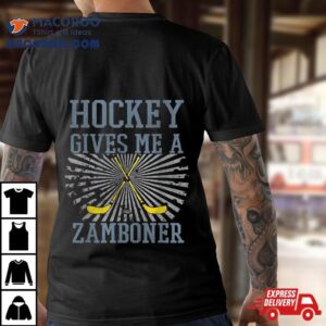 Hockey Gives Me A Zamboner Funny Fan Tshirt