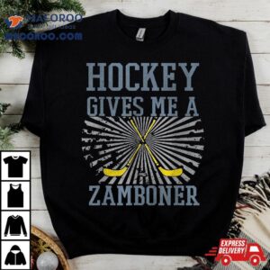 Hockey Gives Me A Zamboner Funny Fan Tshirt