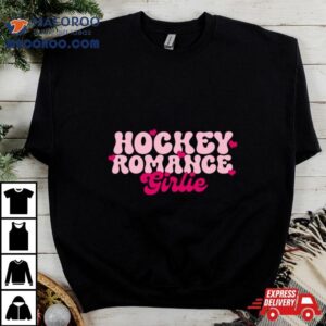 Hockey Romance Girlie Book Club Readers Tshirt