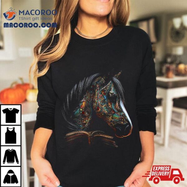 Horse Artwork – Motif Book Riding Animals Shirt