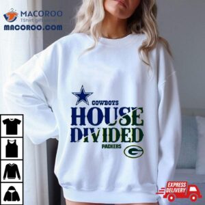 House Divided Dallas Cowboys Vs Green Bay Packers Tshirt