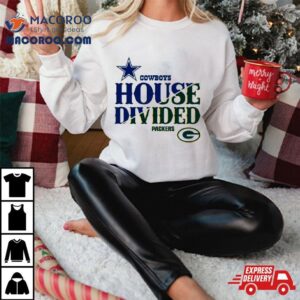 House Divided Dallas Cowboys Vs Green Bay Packers Tshirt