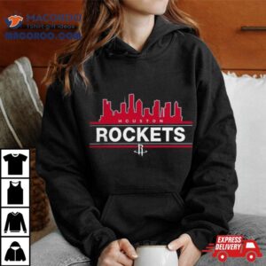 Houston Rockets Merch New Era Houston Rockets Skyline Tshirt