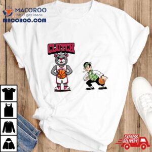 Houston Rockets Vs Boston Celtics Nba Jan Mascot Basketball Tshirt