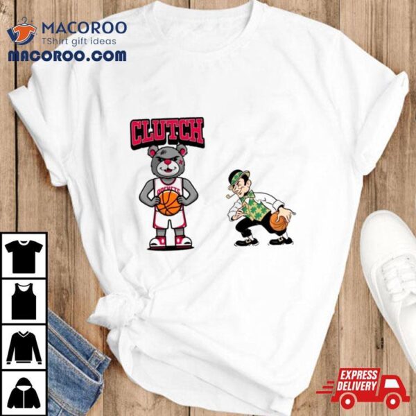 Houston Rockets Vs Boston Celtics Nba Jan 6 2024 Mascot Basketball Shirt