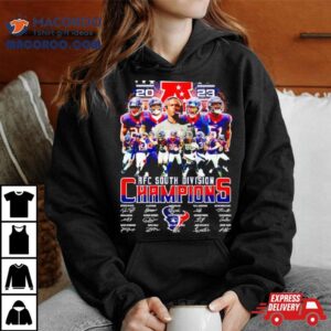 Houston Texans Afc South Division Champions Signatures Tshirt